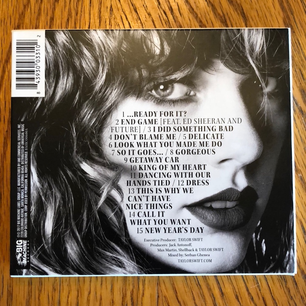 Taylor Swift Reputation CD - Picture 2 of 5